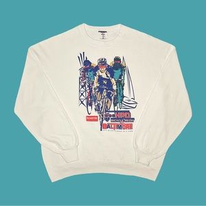 1998 HPD Bicycle Relay to Baltimore cure for leukemia Sweatshirt 🚴🏼